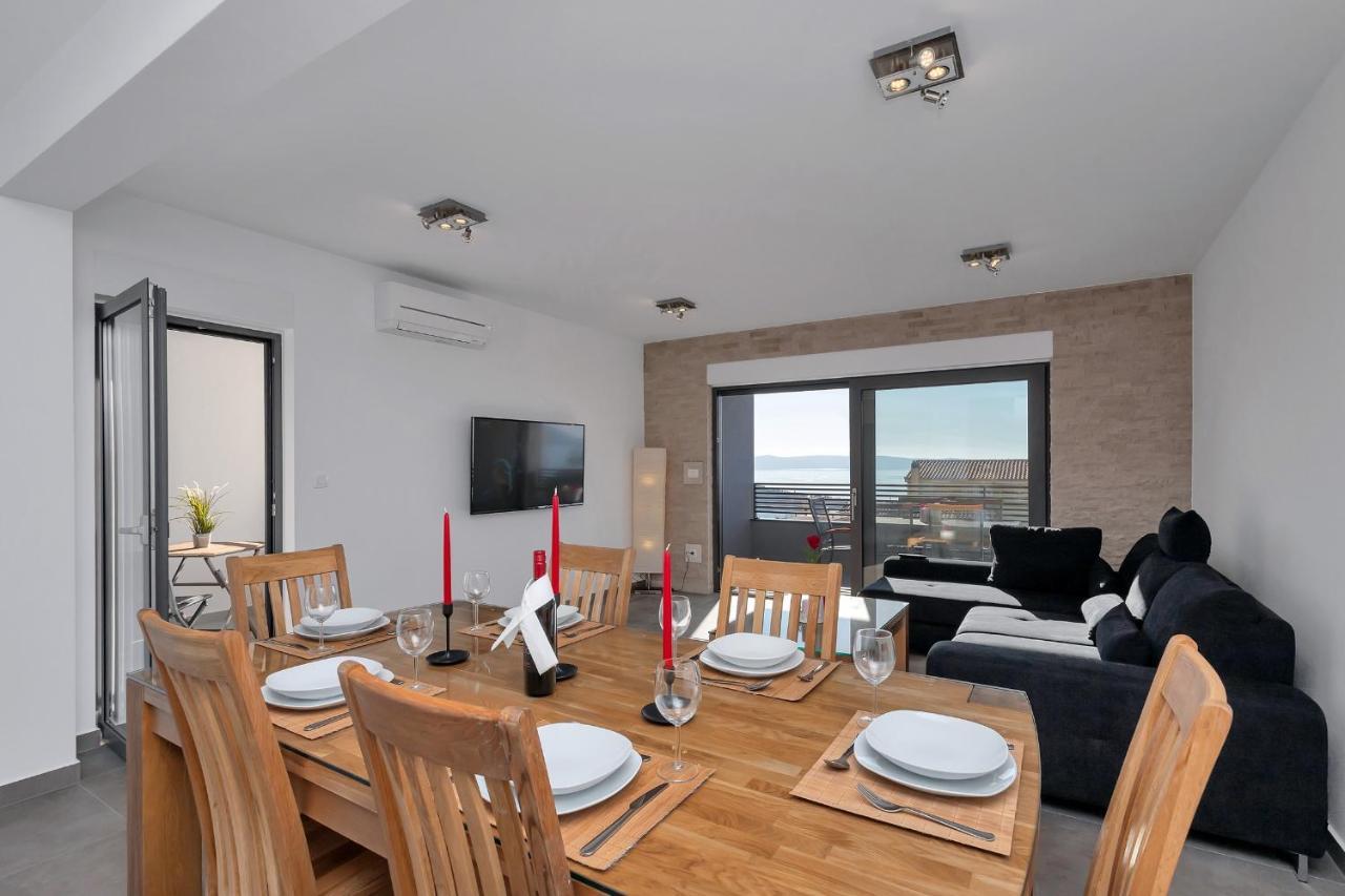 מאקרסקה Luxury Apartment Sidro With Free Beach Parking מראה חיצוני תמונה